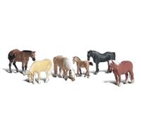 Woodland Scenics N Farm Horses WOOA2141 (Importación USA)