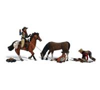 Woodland Scenics Spur H0 Figura Pintada Cowboy-Action A1940 1:87