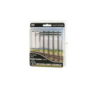 Woodland Scenics US2266 HO Varilla transversal doble con varil (Importación USA)
