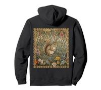 Woodland Squirrel Cottagecore Estilo Libro de Cuentos Sudadera con Capucha