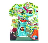 Woodland Tree of Birds Swing Card - Award Winning Dynamic 3D Interactive Greetings Card