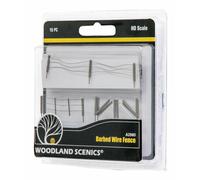 Woodland WA2980 Cercas De Alambre De Púas Con Postes 67 Cm (15 Piezas) HO NUEVO