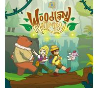 Woodland Whimsy: Camping and Relaxation Coloring Book for Gamer Kids and Adults with Bold and Detailed Designs Featuring Cute Forest Animals