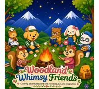 Woodland Whimsy Friends: Coloring adventures filled with friendship, fun and imagination