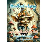 woodland whimsy: Grascale coloring book