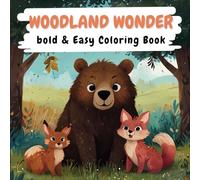 Woodland Wonder coloring book: Explore the Beauty of Forest Life Through Stunning Illustrations for Kids and Adults