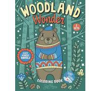 Woodland Wonder: Cozy Forest Animals Coloring Book (Scandi Simple Coloring Books)