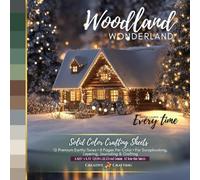 Woodland Wonderland Solid Colors Paper Pad - 8.5 × 8.5 Square, 72 Tear-Out Sheets: 12 Premium Earthy Tones • 6 Pages Per Color • For Scrapbooking, Layering, Journaling & Crafting
