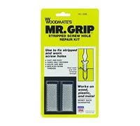Woodmate 2498 Mr. Grip Kit de reparación de orificios de tornillo, acero, paquete de 1