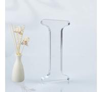 WOODOUNAI Letras acrílicas de 4 pulgadas para decoración de pared, letras acrílicas decorativas de pie, decoración de tablero para manualidades, proyectos de fiesta en casa (I)