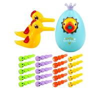 Woodpecker Toy - Interactive Coin Bank & Worm Catching Game Educational Fine Motor Skill Toy | Preschool Learning Activity For Kids, Boys & Girls - Home, School & Classroom Play