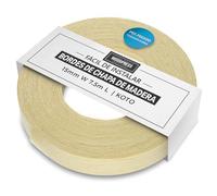 WoodPress® Borde de Madera Koto Real para Planchar de 15 mm, Rollo de 7,5 m, Cinta de Chapa de Madera prepegada para una fácil aplicación de Bricolaje, cubrirá el Borde de un Panel de MDF estándar