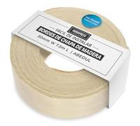 WoodPress® Borde termoadhesivo de abedul real de 30 mm, rollo de 7,5 m, cinta de chapa de madera prepegada para una fácil aplicación de bricolaje, cubrirá el borde de un panel de MDF estándar