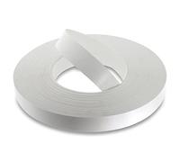 WoodPress® Cinta adhesiva de melamina blanca mate de 30 mm, rollo comercial de 50 m, aplicación de madera para planchar