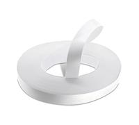 WoodPress® Cinta adhesiva de melamina blanca perlada de 30 mm, rollo comercial de 50 m, aplicación de madera para planchar