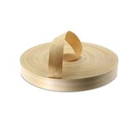 WoodPress® Cinta adhesiva para bordes de chapa de madera de abedul real de 30 mm, rollo de 50 m, aplicación de madera termoadhesiva