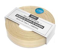 WoodPress® Cinta de Chapa de Abedul Real, prepegada, Rollo de 7,5 m Disponible en Anchos de 15 mm, 22 mm, 30 mm y 50 mm (Width: 19mm)