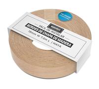 WoodPress® Cinta de chapa de madera de haya real, prepegada, rollo de 7,5 m disponible en anchos de 15 mm, 22 mm, 30 mm y 50 mm (Width: 19mm)