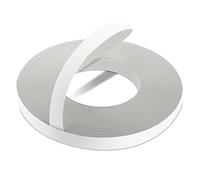 WoodPress Cinta de Chapa Pre-Encolada para Bordes de Melamina Estera Blanca de 22mm - Rollo de Comercio de 50m - Hierro para una Fácil Aplicación de Bricolaje