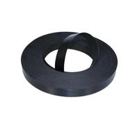 WoodPress Cinta de Chapa Pre-Encolada para Bordes de Melamina Estera Negro de 22mm - Rollo de Comercio de 50m - Hierro para una Fácil Aplicación de Bricolaje