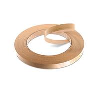 WoodPress® Cinta de melamina laminada de madera de haya de 19 mm, rollo comercial de 50 m, aplicación de madera para planchar