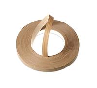 WoodPress Madera Real de Roble de 22mm Pre-pegado Cinta para Bordes de Chapa - Rollo de Comercio de 50m - Plancher para una Fácil Aplicación de Bricolaje