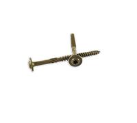 woodpro Fasteners ST38 X 8 - 25pc 3/8-inch por 0,95 cm longitud redonda cabeza de arandela exterior Tornillo para madera, 25-Pack