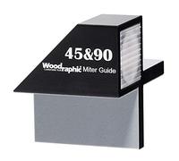 Woodraphic - Marcador magnético de mano para sierras de madera cortada a mano - Aluminio/Uhmwpe/imán de neodimio/piel de corteza