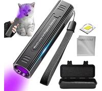 Wood's Lamp Pet gato, perro Wood's Black Light Linterna Cat Detector de tiña, Doctor Pet orina Detector, para analizar la piel del perro gato cuidado cama inspección de insectos