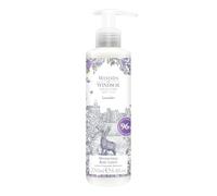 Woods of Windsor Loción Corporal, Hidratante Corporal Floral para Mujer con Notas de Pachulí, Crema Corporal de Rápida Absorción para Ayudar a Suavizar e Hidratar la Piel, Aroma de Lavanda 250ml