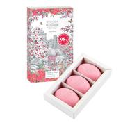 Woods of Windsor pastillas de jabón de Rose, pastilla de jabón hidratante con manteca de karité 3 x 60g