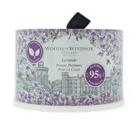 Woods of windsor polvos corporales con aroma a lavanda y esponja. alte