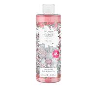 Woods of Windsor Rose Gel de baño y ducha, gel de ducha para mujer con notas florales de jazmín blanco y ylang ylang, gel de baño hidratante para mujeres con vitamina E, aroma a rosa verdadera 250 ml
