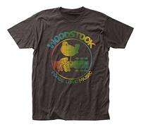 Woodstock: Camisa Colorida Logo - Carbón - Nuevo!, Carbón, Large
