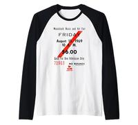Woodstock Friday Ticket Camiseta Manga Raglan