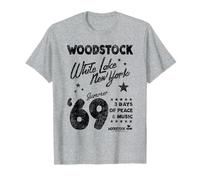 Woodstock Guitar Location Camiseta