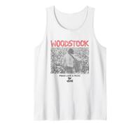 Woodstock Guitar Playing to The Crowd Camiseta sin Mangas