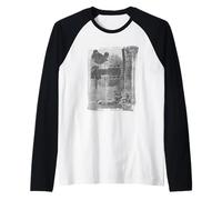 Woodstock Hippies in a Field Camiseta Manga Raglan