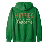 Woodstock Hippies Welcome Sudadera con Capucha