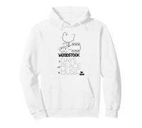 Woodstock Minimal Sudadera con Capucha