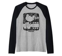 Woodstock Summer '69 Camiseta Manga Raglan