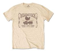 Woodstock - T-Shirt # L Unisex Yellow # Since 1969