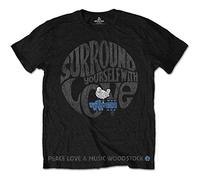 Woodstock - T-Shirt # M Black Unisex # Surround Yourself