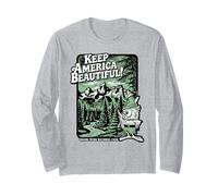 Woodsy Owl Keep America Beautiful Grand Teton National Park Manga Larga