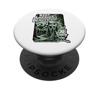 Woodsy Owl Keep America Beautiful Grand Teton National Park PopSockets PopGrip Adhesivo