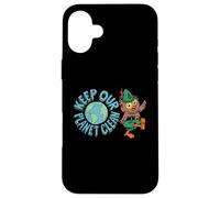 Woodsy Owl Keep Our Planet Clean Vintage Artwork Carcasa para iPhone 16 Plus