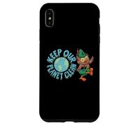 Woodsy Owl Keep Our Planet Clean Vintage Artwork Carcasa para iPhone XS MAX