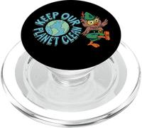 Woodsy Owl Keep Our Planet Clean Vintage Artwork PopSockets PopGrip para MagSafe