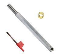 Woodturning Tools Carbide Tipped Lathe Chisel Finisher Tool Bar 7.08 Inches with Ci0 16Mm Round Carbide Insert Cutter for Wood Hobbyist Or DIY Or Carpenter,Handle Not Include