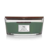 Vela aromática WoodWick Mint Leaves & Oak con mecha de madera 453,6 g